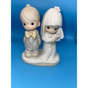 Precious Moments The Lord Bless You and Keep You Bride &‎ Groom 1979 D-3114